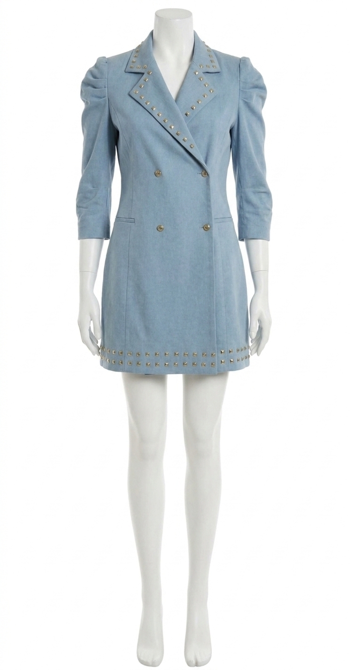 NEW EMILY MCCARTHY bradshaw dress in blue